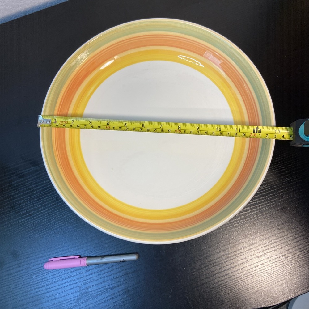 Tre Ci  Made in Italy  Large PASTA SERVING BOWL  Ceramic - 14" +4 Bowls - Picture 14 of 16